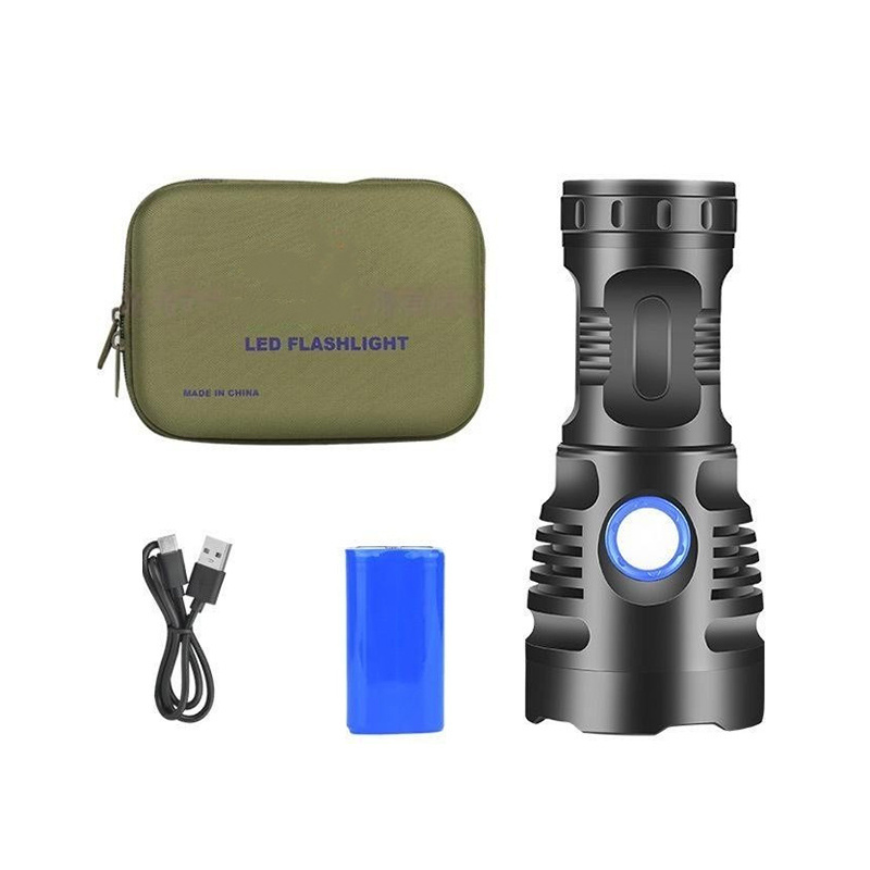 XHP90  Wholesale XHP90 Type-C High Power USB LED Tactical Torch Rechargeable Pocket Flashlight