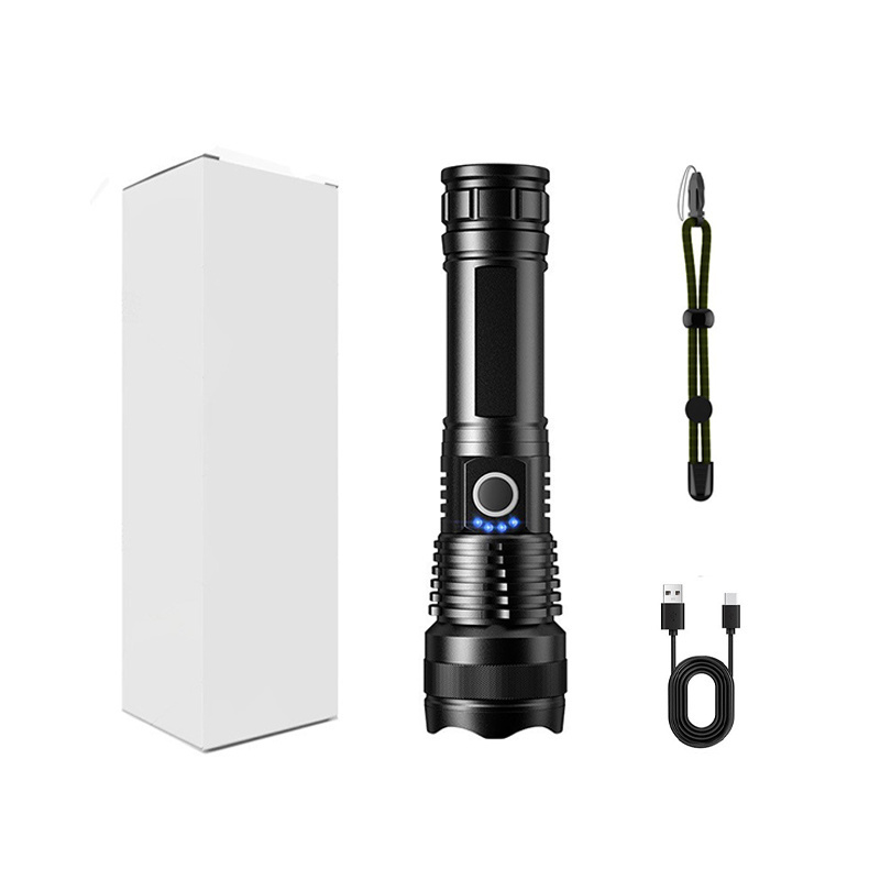 White laser  100000 Lumens Waterproof Rechargeable Flashlight Most Powerful Led Flashlight