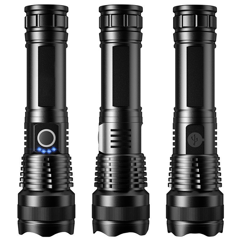 White laser  100000 Lumens Waterproof Rechargeable Flashlight Most Powerful Led Flashlight