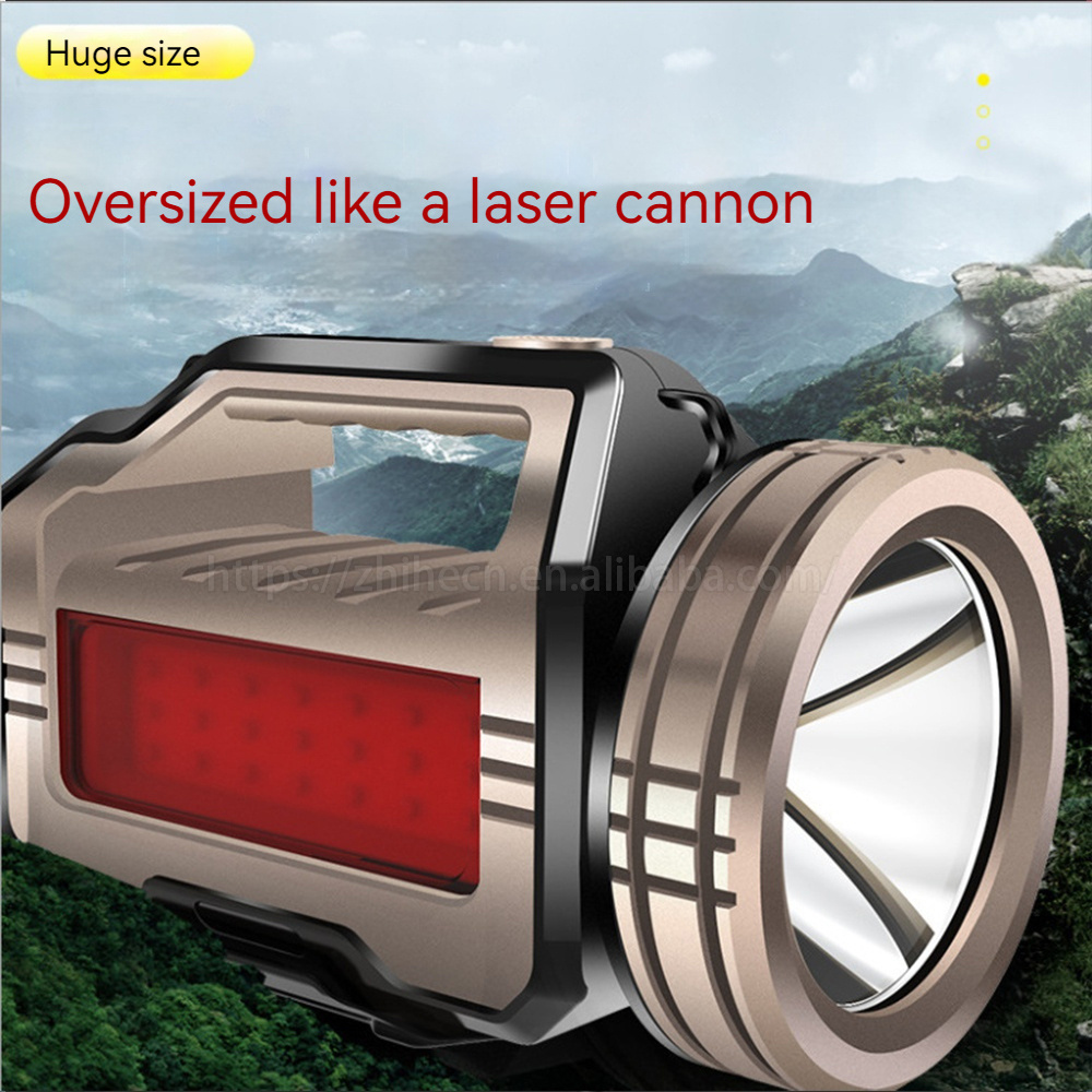 High Lumens Power Bank Multifunctional Waterproof Rechargeable Flashlight Searchlight Spotlight for Hunting Outdoor Work