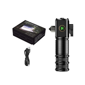 XHP35  3 Led Mini 18350 Battery Rechargeable Waterproof With Magnet Hiking Camping Flashlight