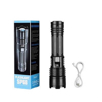 P50 telescopic Zoom waterproof power bank rechargeable usb led tactical torch Work light lantern outdoor flashlights