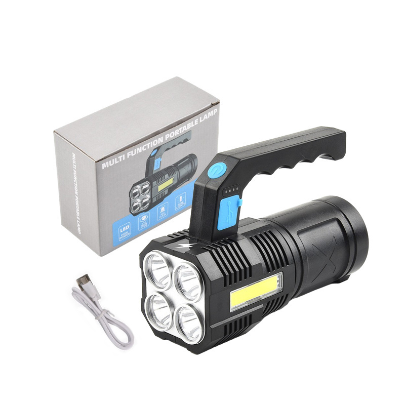 Led 100000 Luminens Mini High Power Led Torch Super Bright Light Rechargeable Flashlights