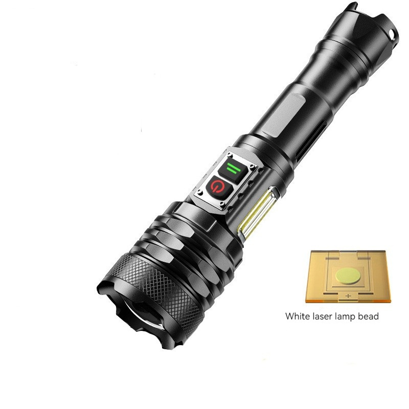 High-brightness Cob Side Light 21700 Strong Magnet Flashlight Double Switch Type-C Rechargeable Flashlight