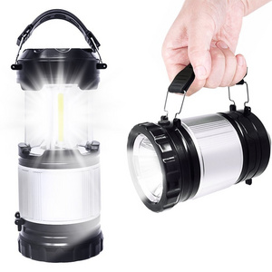 Collapsible LED Camping LED Lantern Suitable Survival Kits Emergency Light Portable Lanterns for Storm Outages Outdoor