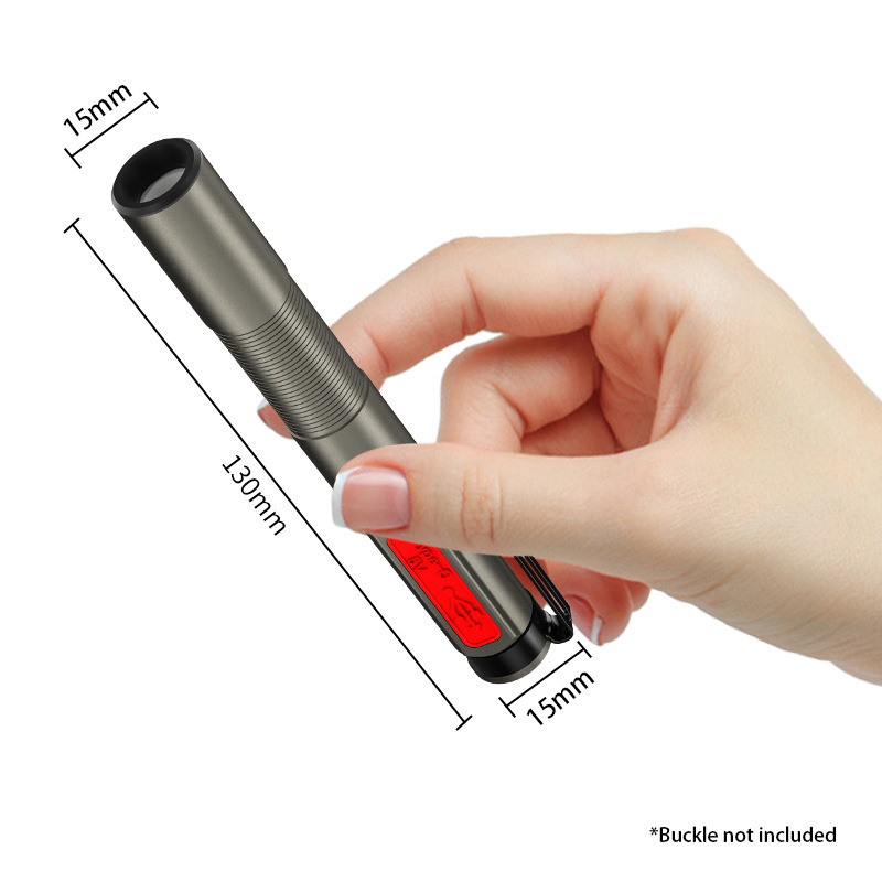 Outdoor Camping Multifunctional LED Light Pen Dual light source Rechargeable Type-C Medical Pen with Led Light