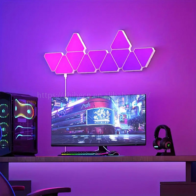 Triangle Lights Rgb Colorful Lights App Controllable Smart Led Panel Modular Intelligent Lighting