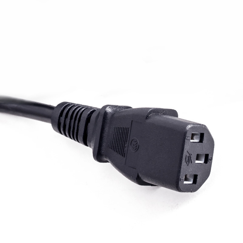 Power cord plug European VDE certified power cord three core copper electrical appliance plug wire leakage protection processing