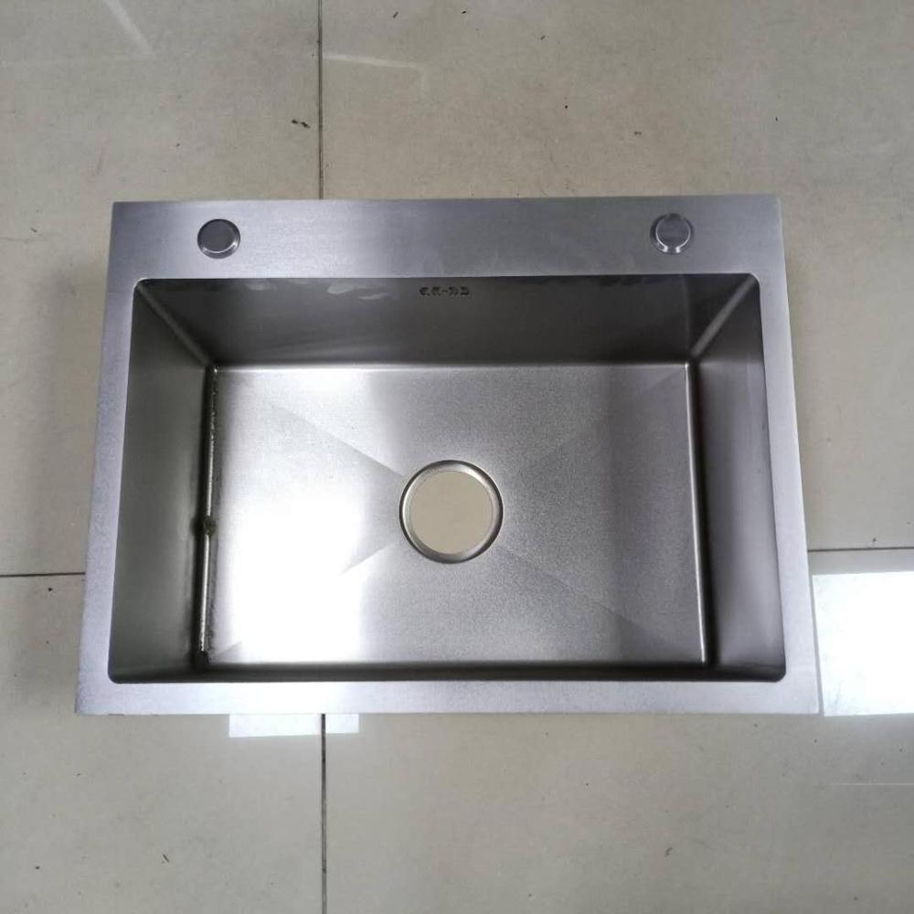 Factory wholesale 6045Affordable new stainless steel under counter basin single kitchen sink