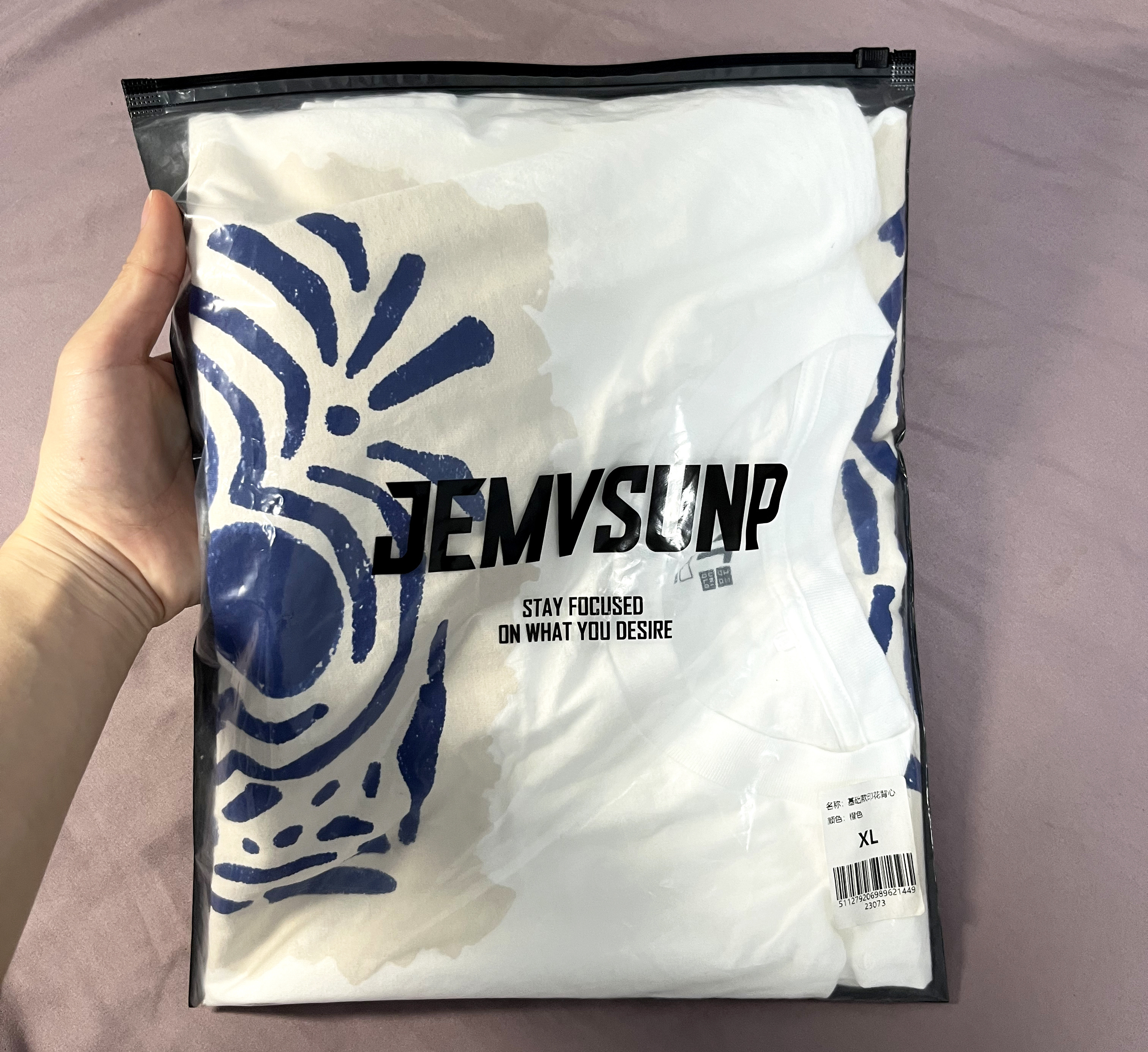 Custom Print Biodegradable Plastic T Shirt  Plastic Bag Clothing Apparel Zip Lock Packing Plastic Custom Printed Ziplock Bags