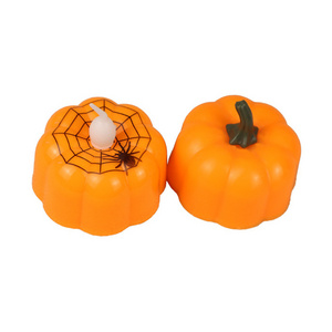 2024Halloween Decorations LED Pumpkin Candle Artificial Led Lights Up Candles