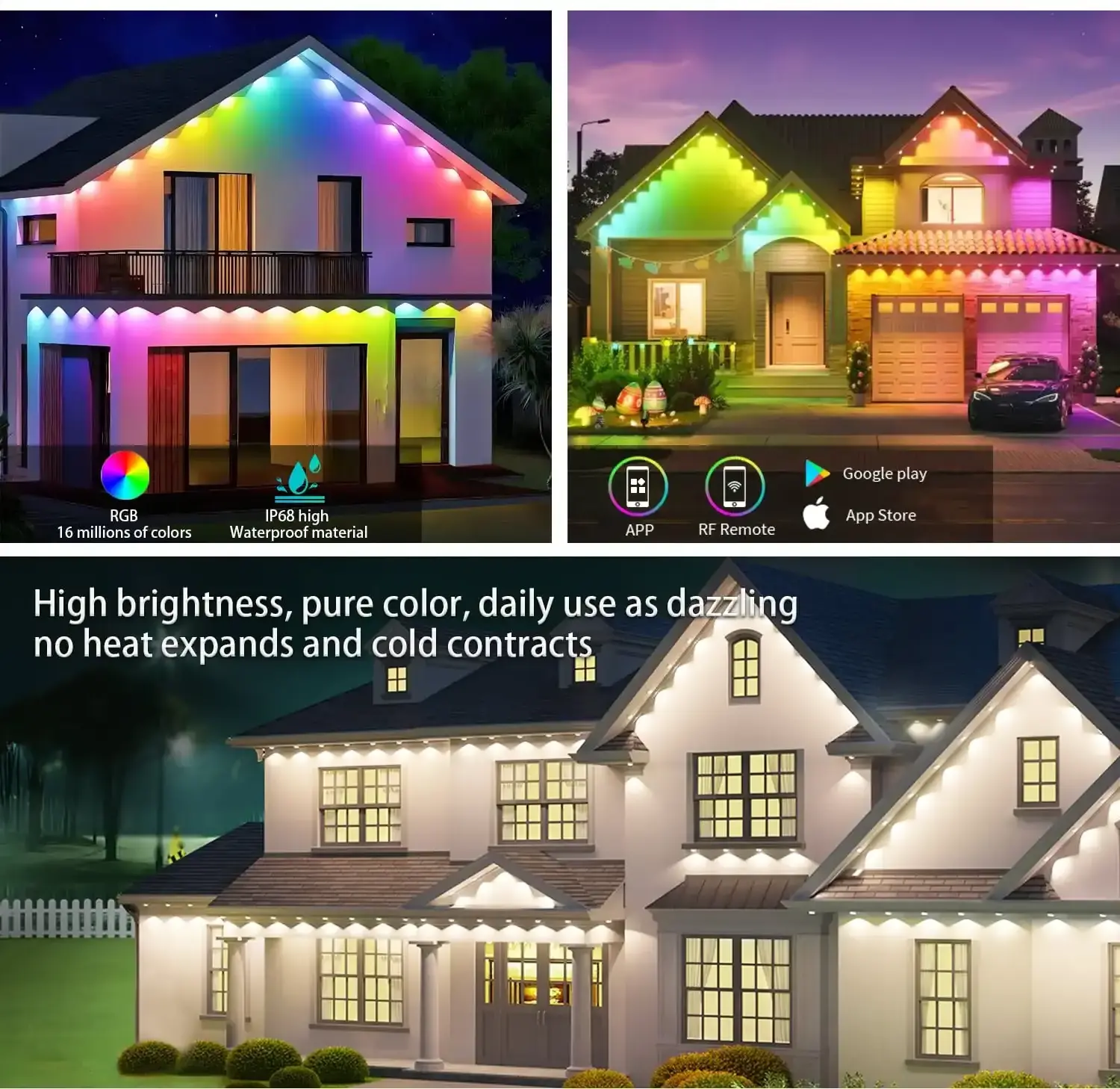 addressable pixel led neon strip light christmas outdoor waterproof led pixel light rgbic led permanent outdoor lights