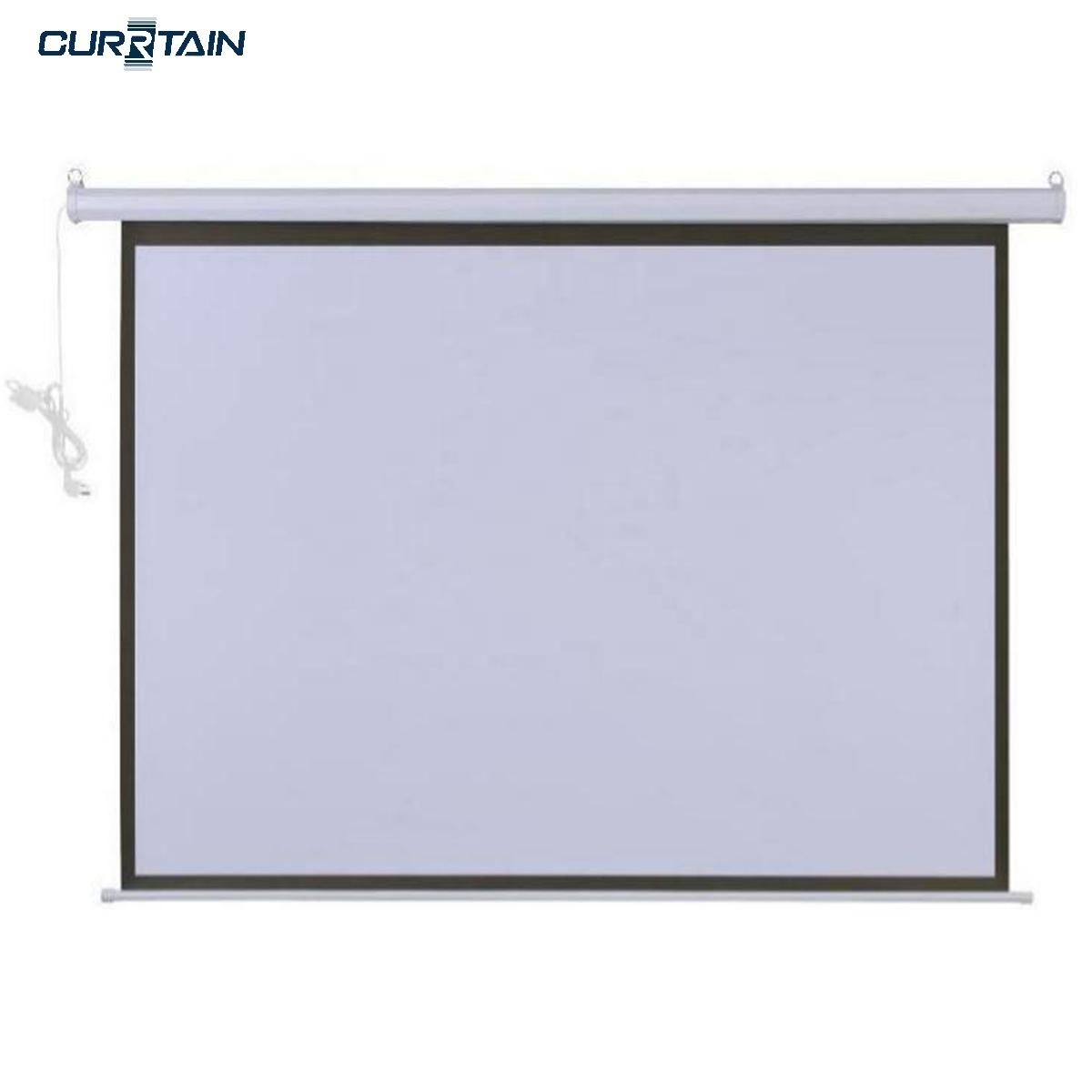 CURRTAIN Remote Control Finished Blind Curtains Electric Screen for Projection with 35mm AC Tubular Motor