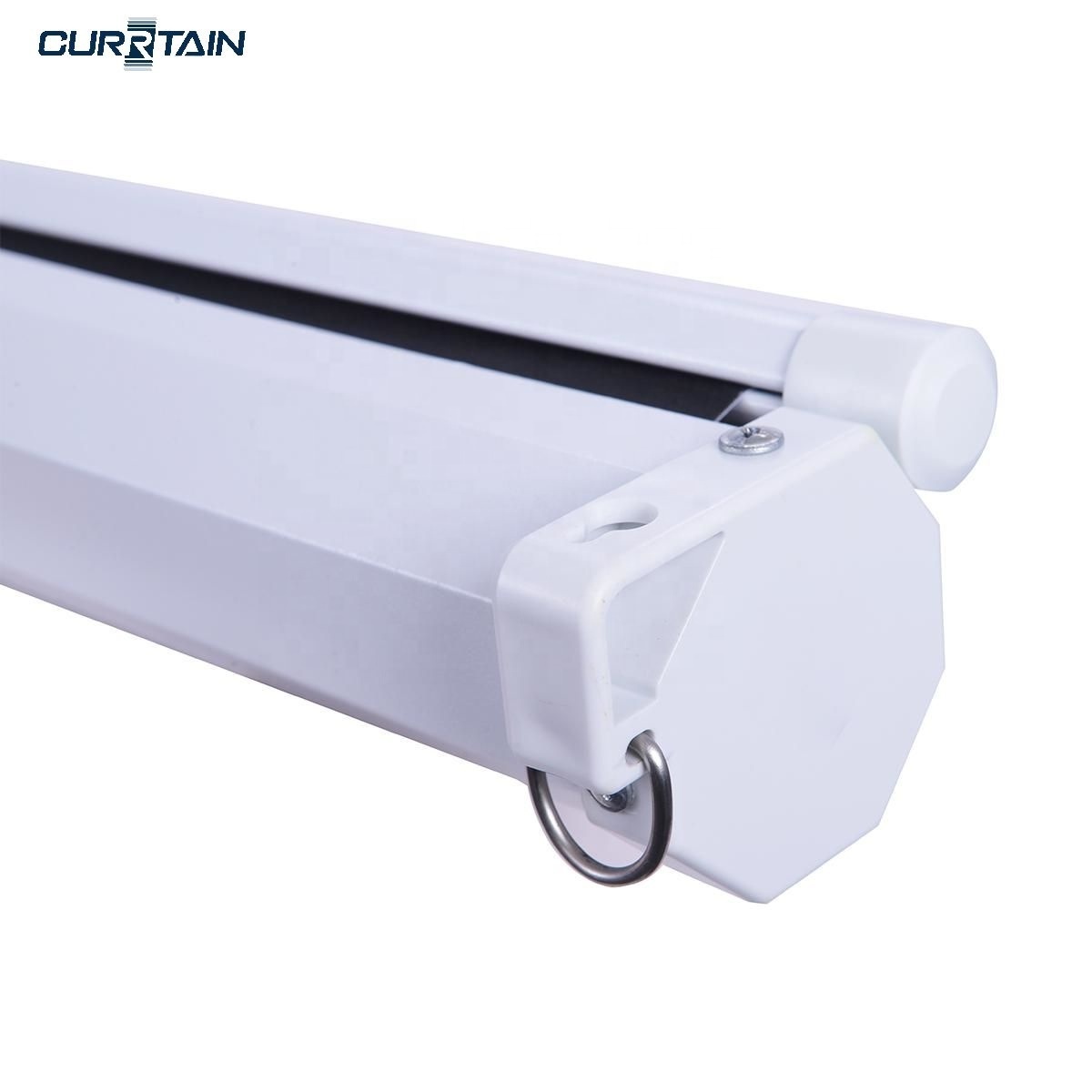 CURRTAIN Remote Control Finished Blind Curtains Electric Screen for Projection with 35mm AC Tubular Motor