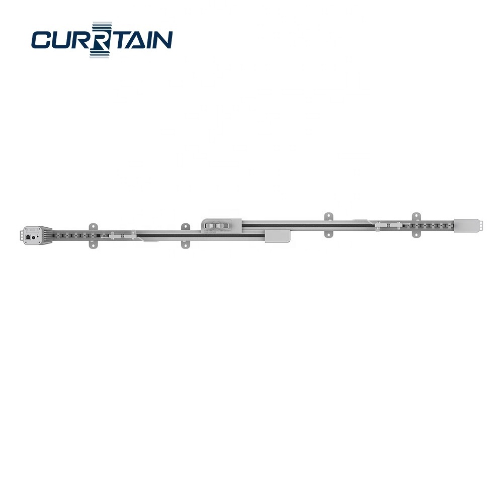 CURRTAIN Extendable Curtain Track ZM83EL Automation Curtain Motor and Rail with WiFi Smart Curtain Motor