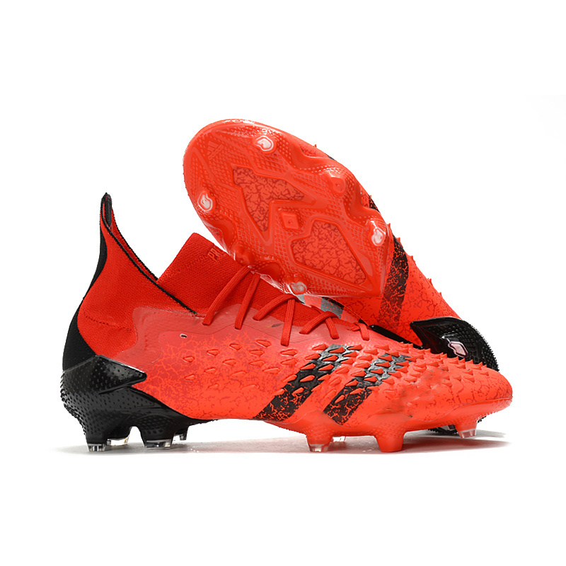 Men Soccer Shoes Custom Long Spikes Artificial Grass Outdoor Athletic Cleats Lightweight predator Soccer Boots