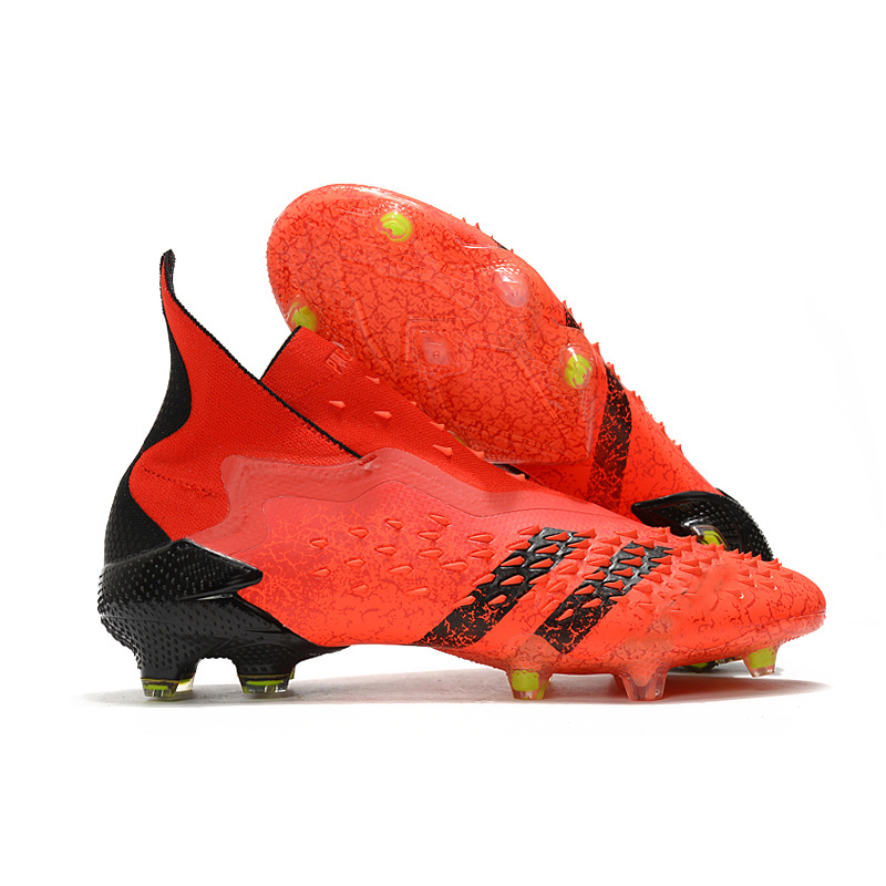 Men Soccer Shoes Custom Long Spikes Artificial Grass Outdoor Athletic Cleats Lightweight predator Soccer Boots