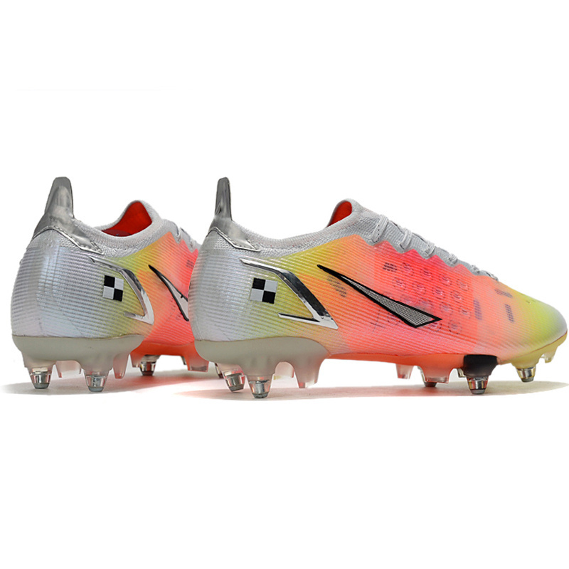 Men Soccer Shoes Custom Design Football Shoes Long Spikes Artificial Grass Outdoor Athletic Cleats Football Boots