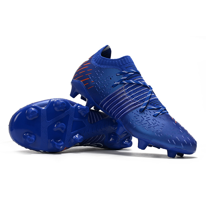 Best selling Outdoor Artificial Grass spikes Soccer Shoes Men Athletic Cleats TPU Football Soccer Boots Training Shoes