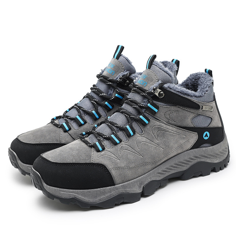 Men Hiking Shoes Lace-up Outdoor Jogging Trekking Sneakers Men Sport Shoes Trekking Climbing Sneakers