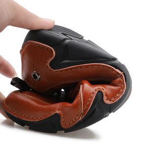 Genuine Leather Octopus bean shoes For Men Flats Shoes comfortable walking sports outdoor Men driving shoes drop shipping