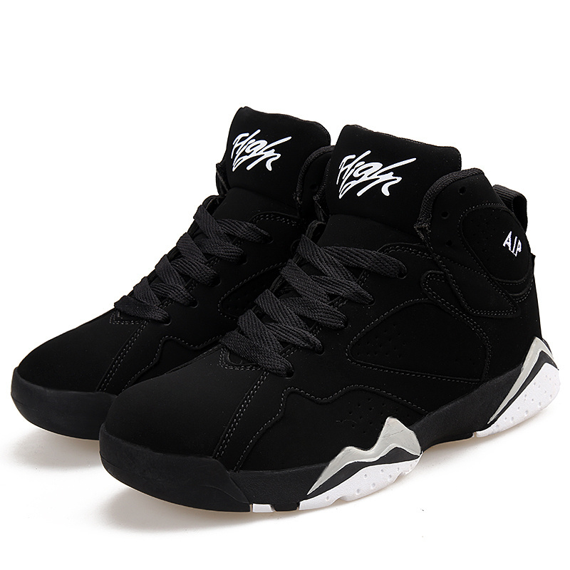 Men Basketball Shoes Unisex High Top Flexible Trainer Sports Sneakers Breathable Non-slip Practical Boots