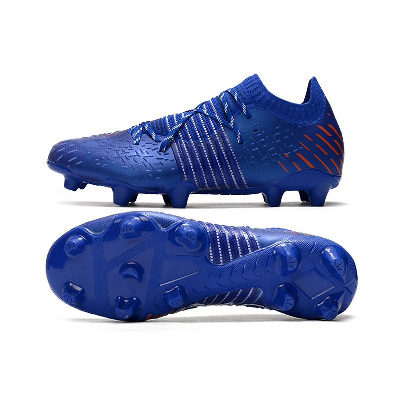 Best selling Outdoor Artificial Grass spikes Soccer Shoes Men Athletic Cleats TPU Football Soccer Boots Training Shoes