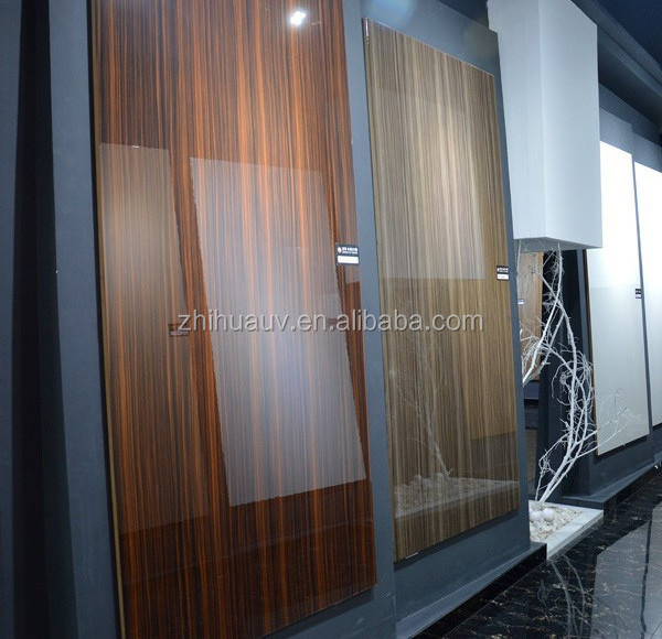 White melamine MDF / high gloss uv painted MDF