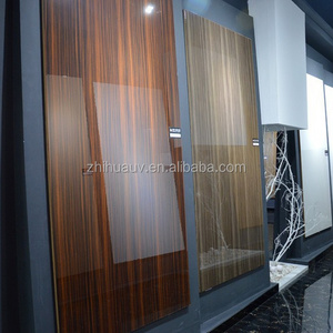 White melamine MDF / high gloss uv painted MDF