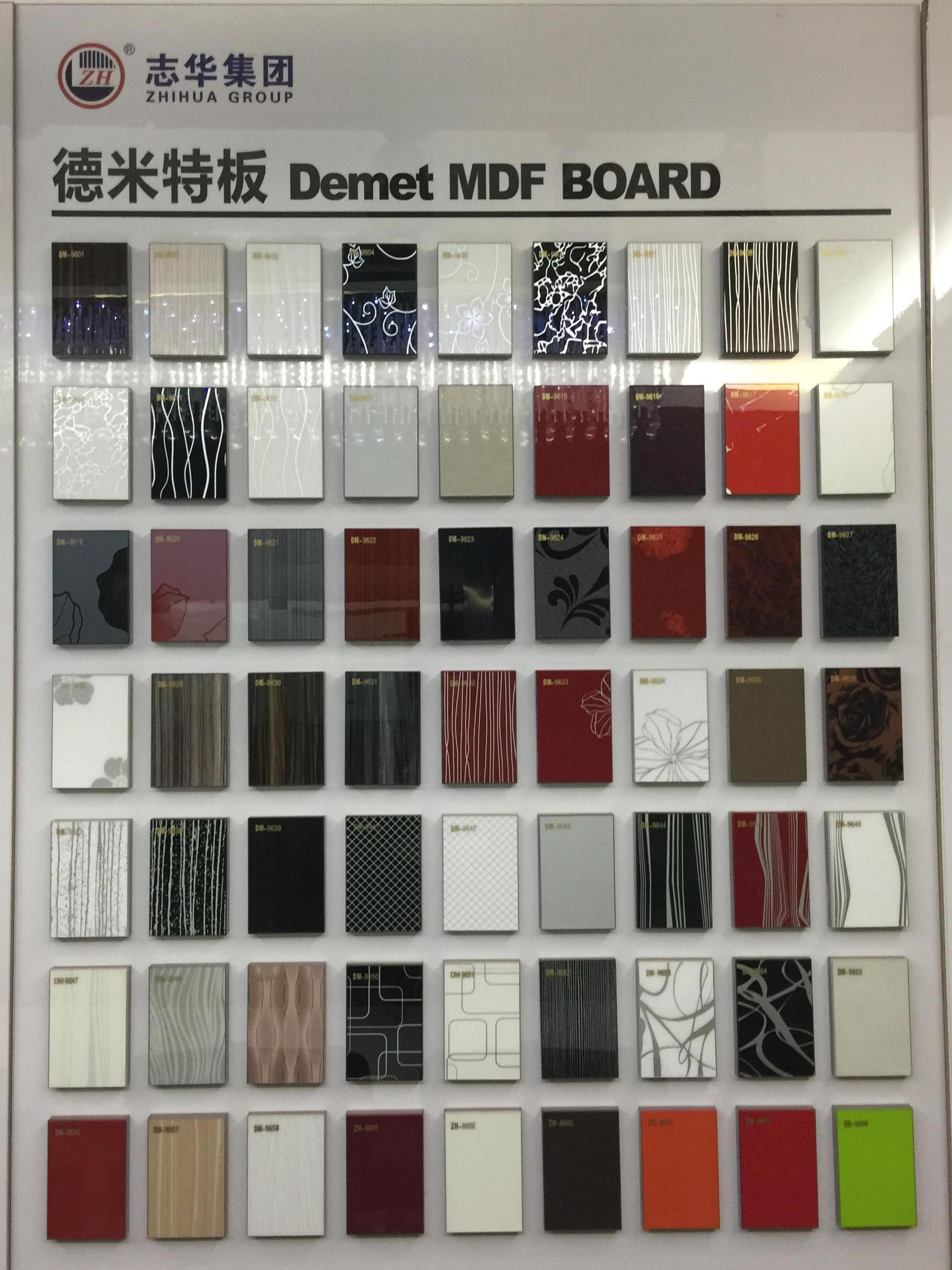 ZH factory 19mm Acrylic MDF / Acrylic MDF Board / High Gloss Acrylic MDF Boards