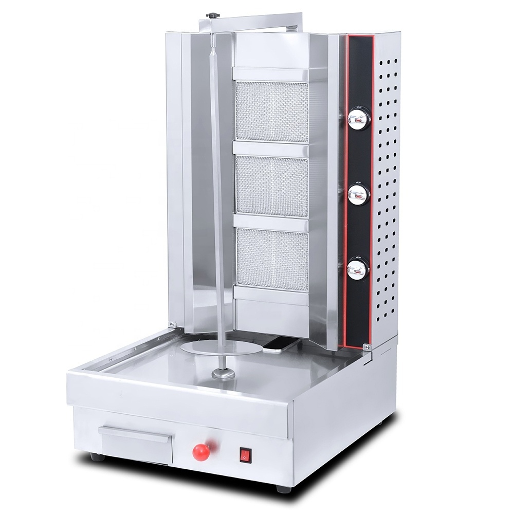 Machine Equipment Chicken Rotisserie Electric Doner Kebab Grill Shawarma Machine