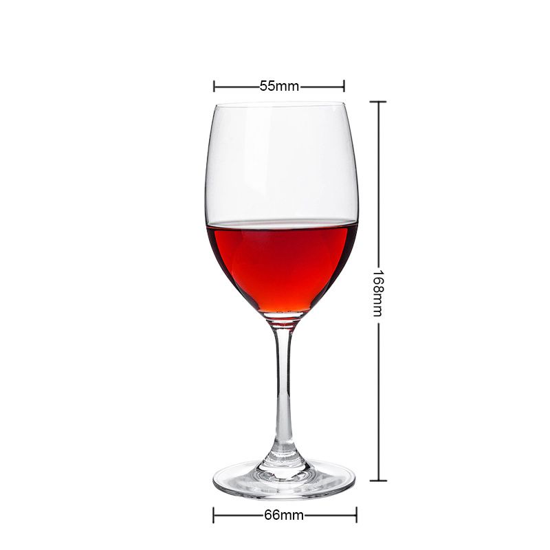 Customized logo personalized bottle long stem wine glasses flat goblet wine glass white set crystal Red wine glass cup