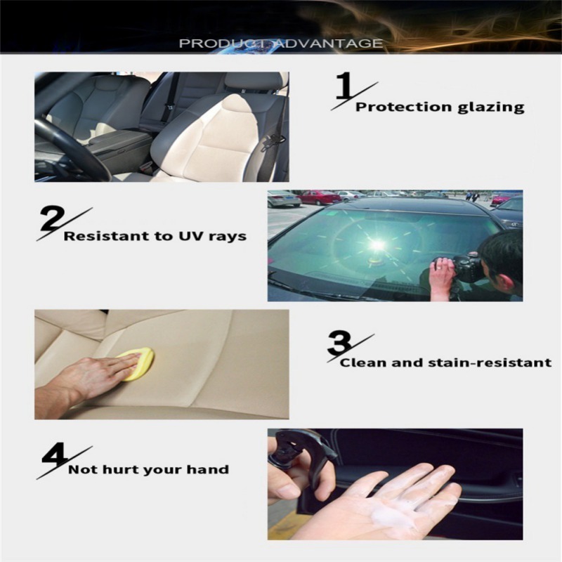 120ml Car coating Car interior cleaner Polish Wax Plastic Leather Retreading Agent Automotive Interior Cleaner Wax Paint NEW