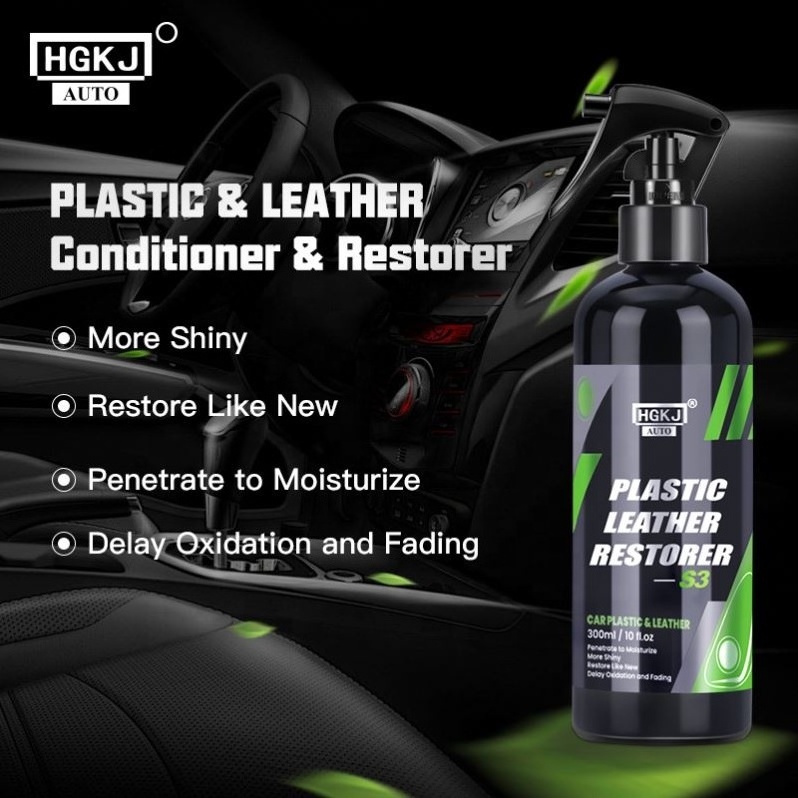 S3 Car Plastic Restorer Polish for Interior Exterior Trim Long-lasting Cleaner Agent Hydrophobic Coating Car Chemicals HGKJ