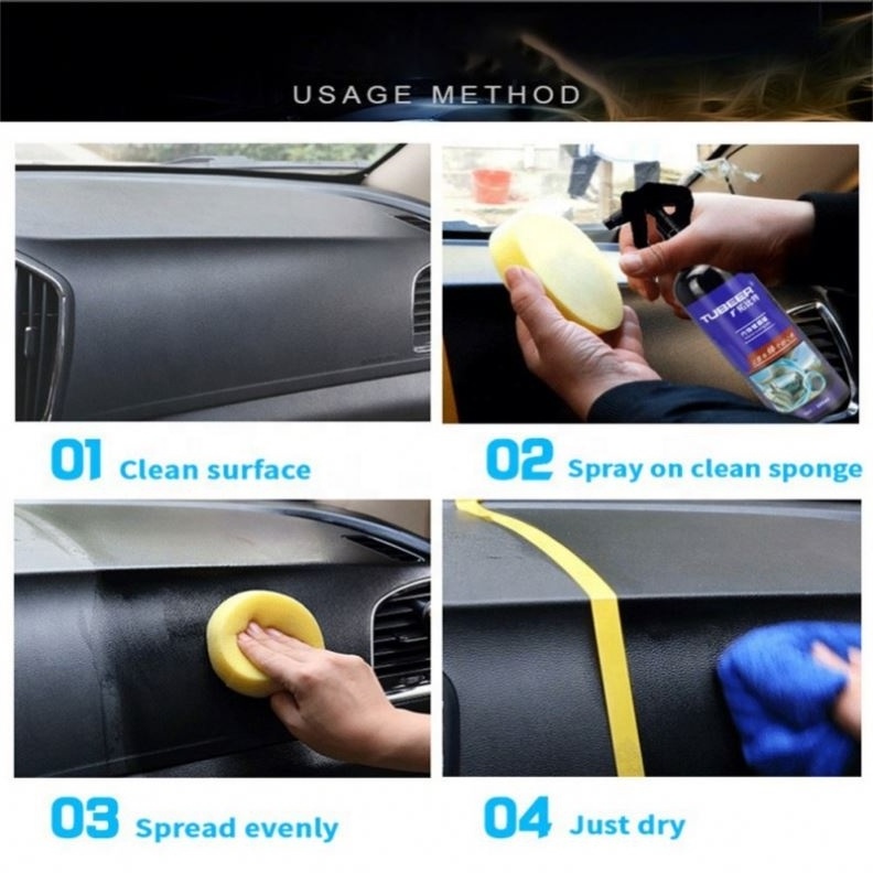 120ml Car coating Car interior cleaner Polish Wax Plastic Leather Retreading Agent Automotive Interior Cleaner Wax Paint NEW