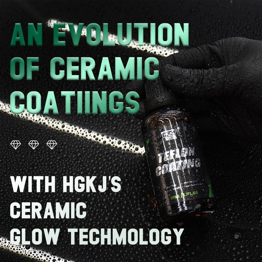 9H Liquid Ceramic Coating for Cars Hydrophobic Crystal Plating Anti-Scratch Paint Care Nano Materials Wax Car Detailing HGKJ