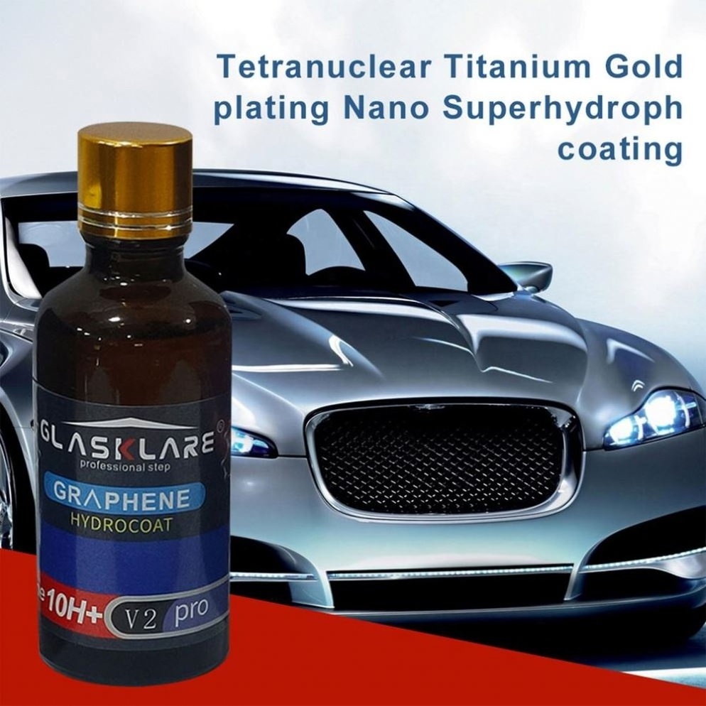 Graphene Car Ceramic Coating 12H German Liquid Glass Nano Super Hydrophobic Car Plating Anti-Scratch Car Polish Exterior Care