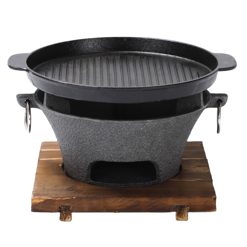 High Configuration Outdoor Mini Tabletop Contact Bbq Charcoal Butter Hibachi Japanese Yakitori Grill