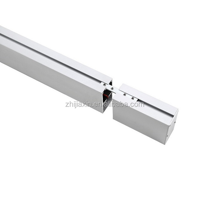 Seamless Connection 60W Aluminum Led Batten Hotel Office Suspended Lighting Linkable Led Linear Pendant Light