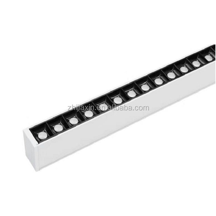 Aluminium Housing Dimmable 40W Seamless Linkable Surface Mounted Suspended Led Linear Ceiling Light