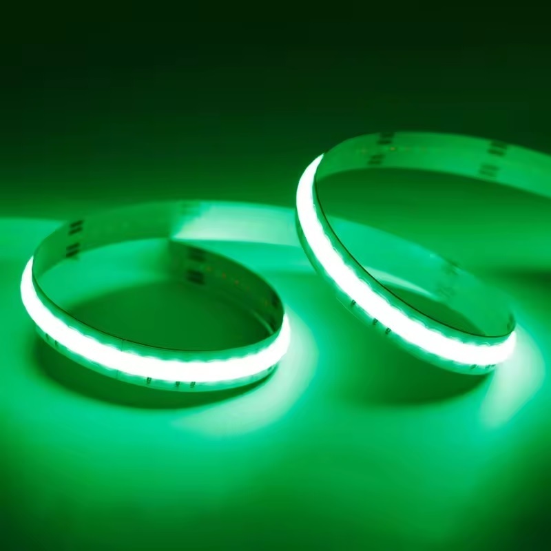 Waterproof Atmosphere Decorative Lighting 12V 24V Flexible RGB COB LED Strip Light With 3M Adhesive Tape