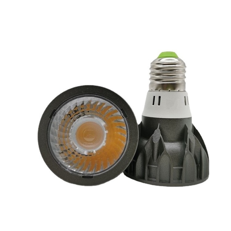 Aluminum Shell 12W Par20 E27 E26 Screw PAR Lights Ceiling COB Spotlight Downlight Small Led Spot Light