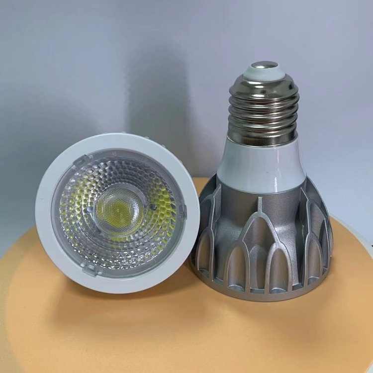 Aluminum Shell 12W Par20 E27 E26 Screw PAR Lights Ceiling COB Spotlight Downlight Small Led Spot Light