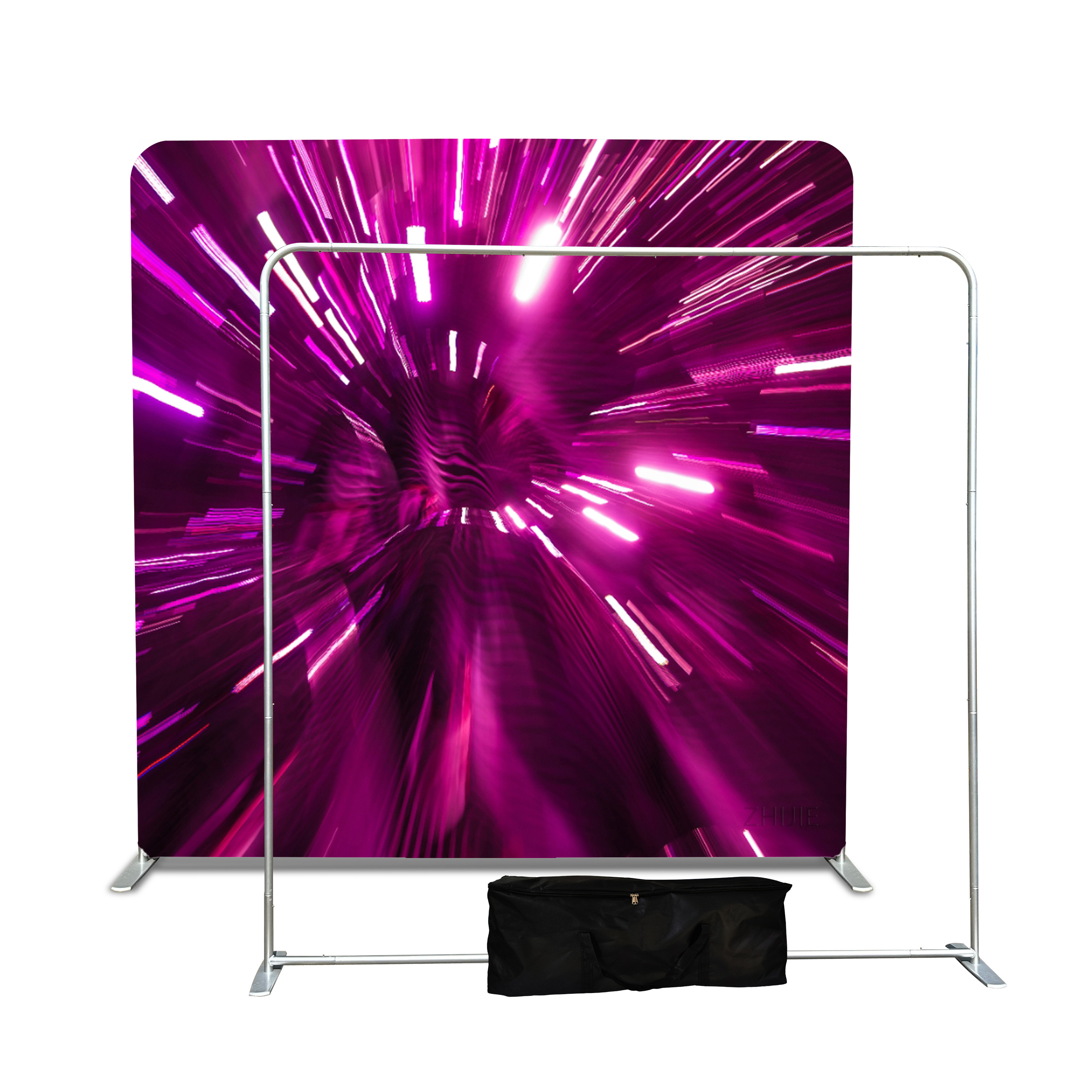 2023 new product popular design custom straight  promotional booth 10ft backdrop single or double sided banners