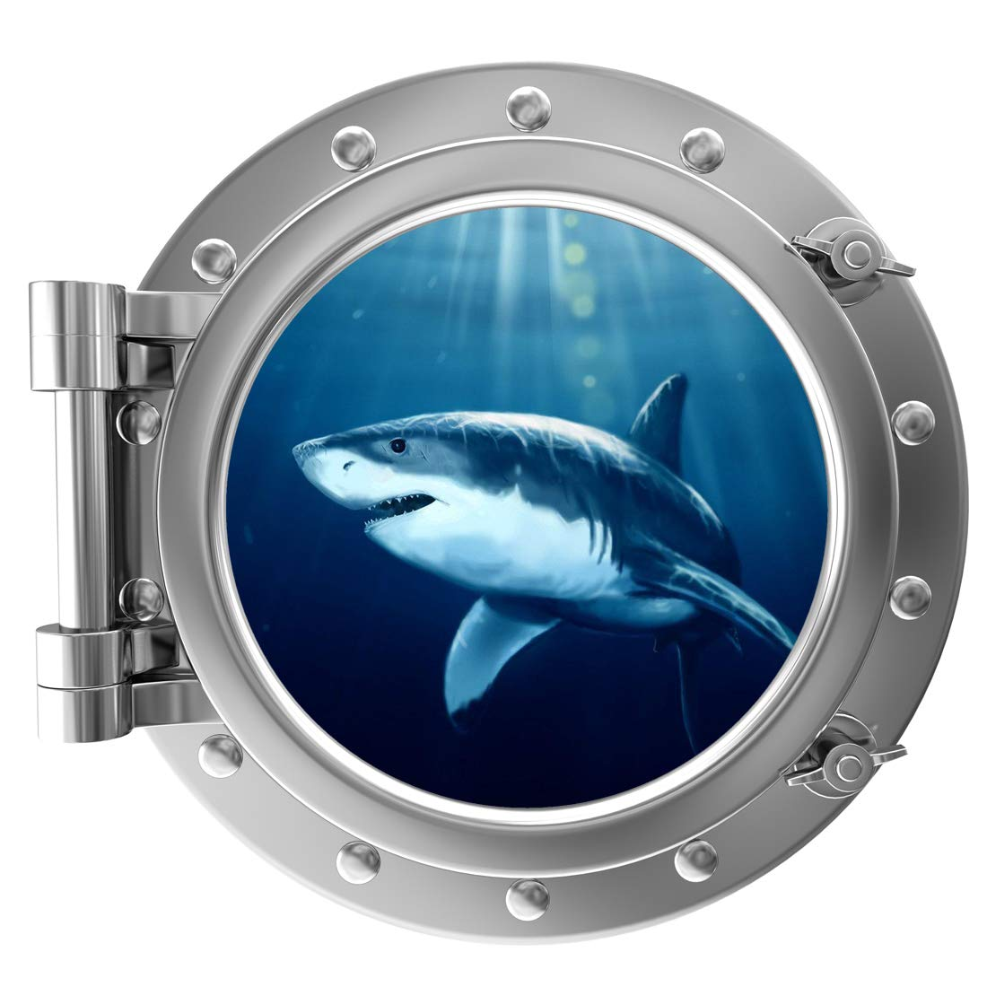 Kids room decoration customized removable 3D porthole stickers