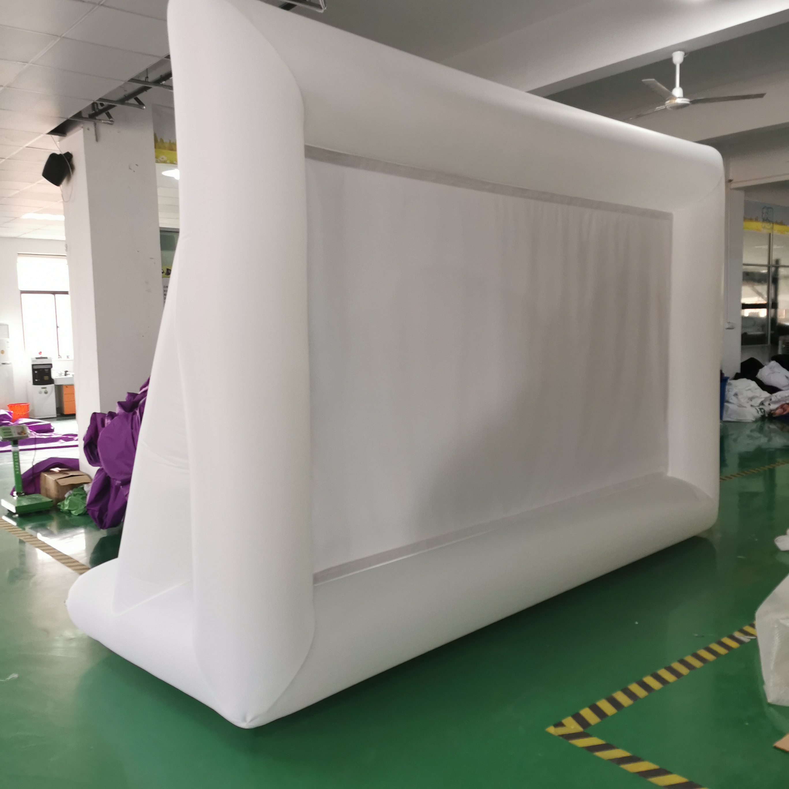 White color 16FT Front and Rear Projection Wholesale movie screen inflatable outdoor