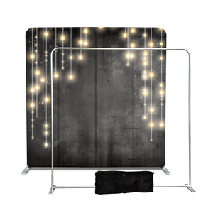 2023 new product popular design custom straight  promotional booth 10ft backdrop single or double sided banners