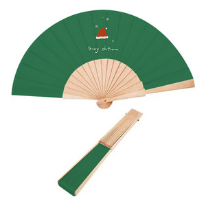 High quality vintage folding bamboo hand fans wooden hollow carved wedding dancing decor hand fan