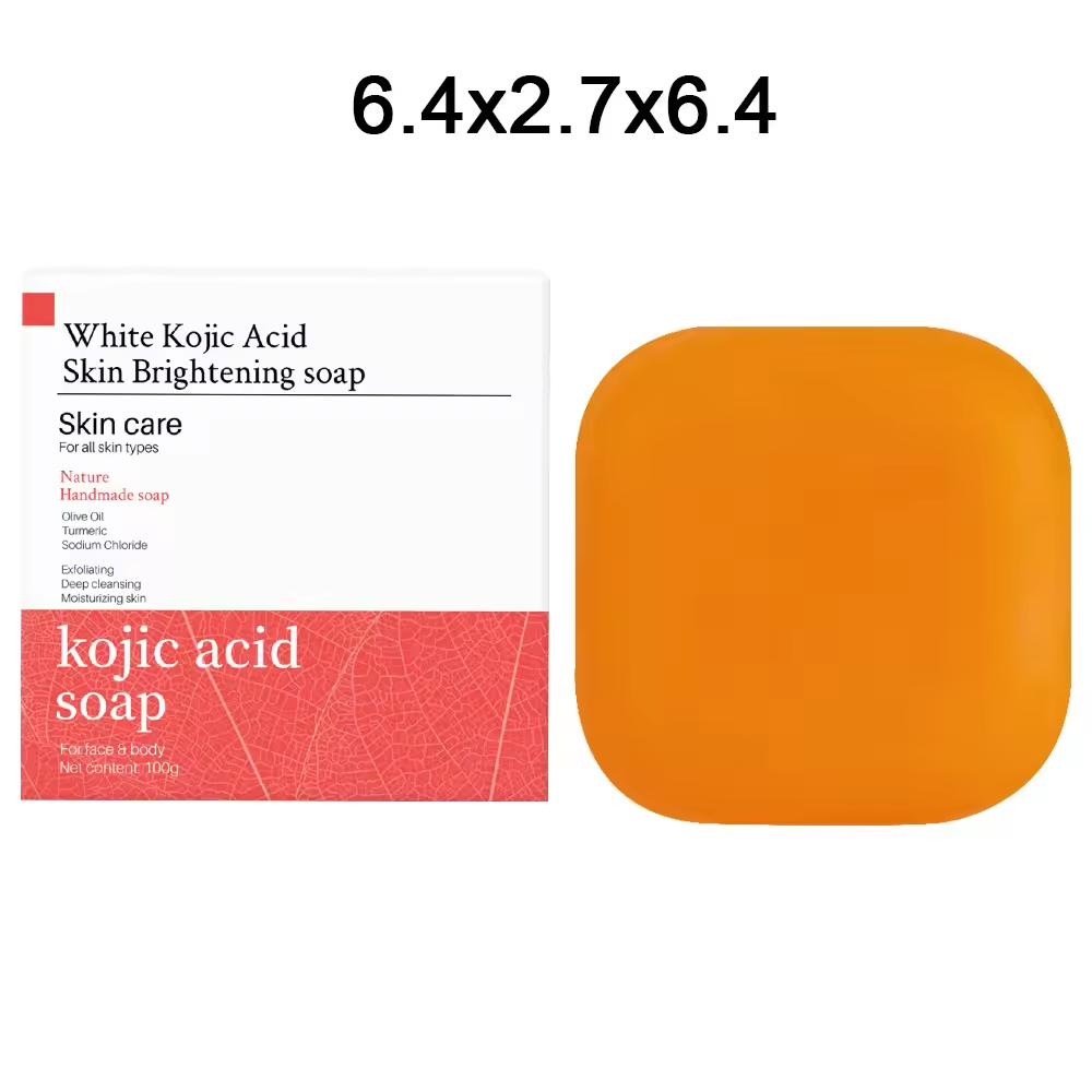 High Quality Handmade Organic Kojic Acid Soap Wholesale Factory Price Body Cleaning Kojic Acid & Turmeric Soap