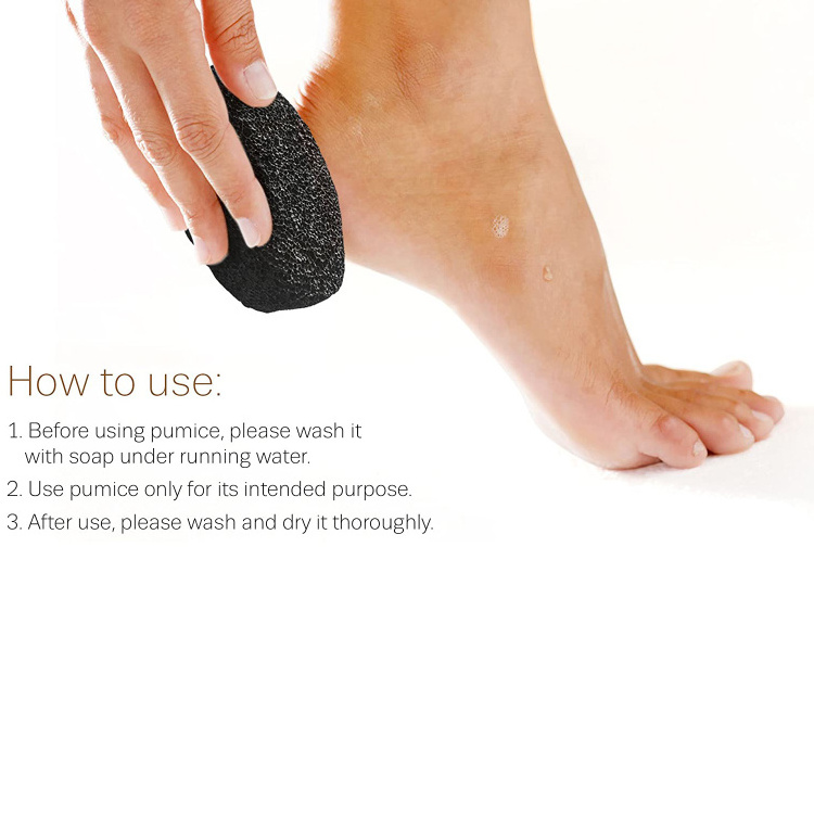 Natural volcanic lava foot pumice stone cleaner remove dead skin brush pumice stone for feet